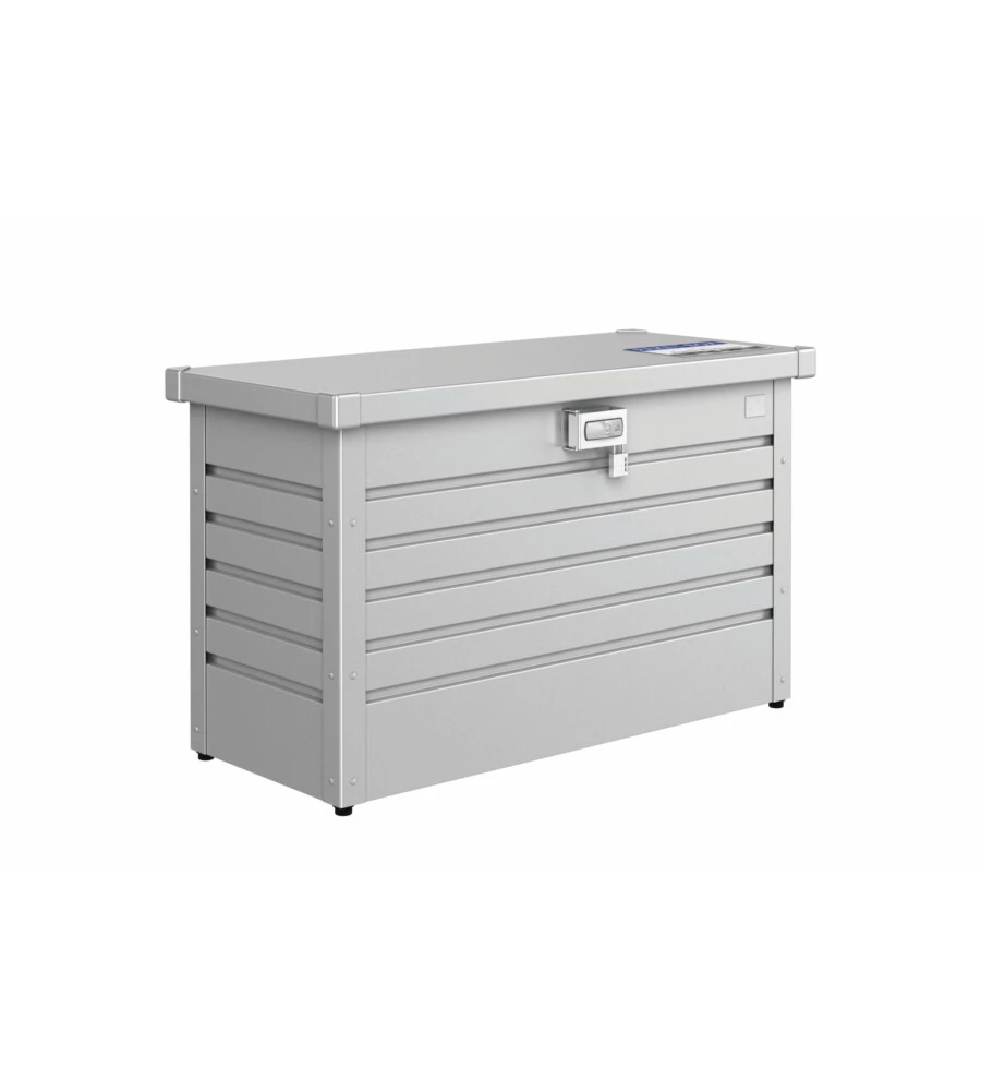 Baule postale per pacchi impermeabile biohort "paket-box 100" in acciaio zincato argento metallizzato 195 lt 101x46x61 cm - cod. 64910